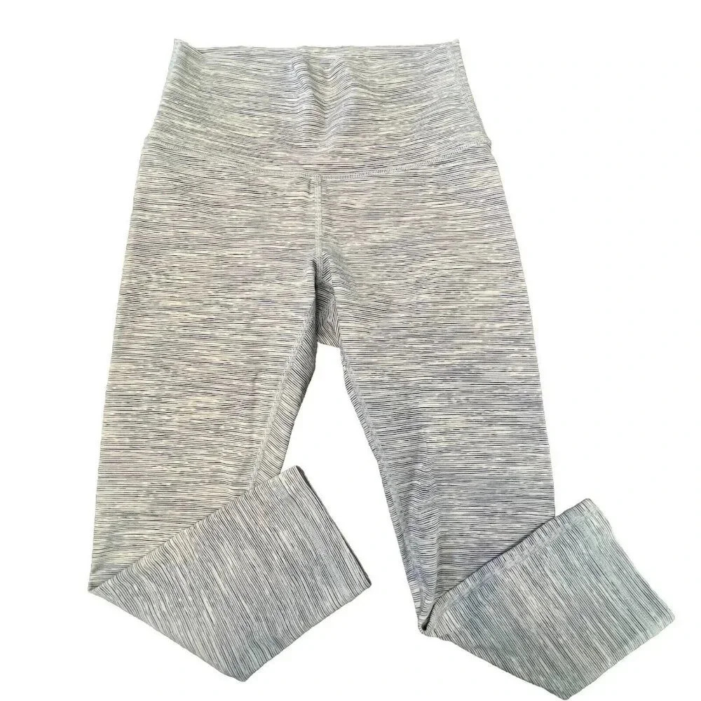 Lululemon Wunder Under Crop Leggings Size 6 High Rise 21” Wee Are From Space